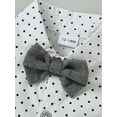 thumbnail image 4 of CARETOO Boy Clothes Suits Toddler Summer Formal Short Shirt Bowtie Suspender Shorts Cotton Fabric, 4 of 13