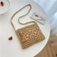 thumbnail image 1 of Bolso bandolera pequeño de algodón de crochet para mujer, estilo bohemio, 1 of 5