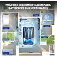 thumbnail image 4 of Deshumidificador Mini Soledad Apagado Automático con Luz Nocturna Portátiles Silenciosos para Sótano Armario Negro, 4 of 5