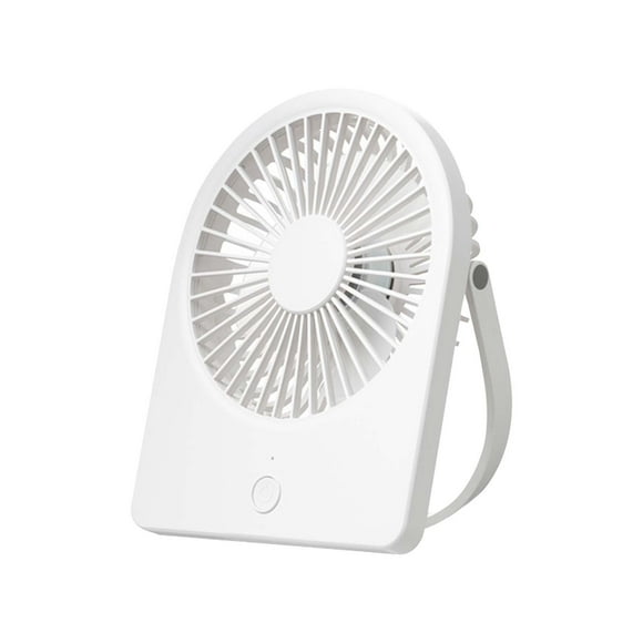 Mini ventilador USB de escritorio | Ventilador pequeño silencioso portátil para oficina y hogar | Ventilador de mesa montado en pared con 3 velocidades | Recargable tipo C | Ligero 170x135x35.5mm