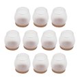 thumbnail image 2 of Paquete de 10 tapas transparentes para patas de silla, protectores de piso de silicona, para pies de de muebles - Redondo L Transparente Sunnimix tapas de silicona para piernas, 2 of 8