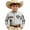 White, variant on Boys Vintage Western Style Button Down Shirts, Kids USA Flag Embroidery Print Long Sleeve Collared Casual Top for Independence Day Holiday Wear(White,8-9 Years)