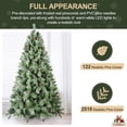 thumbnail image 4 of 9ft Pine Christmas Tree,Mayhihi Premium Artificial Holiday Decor Xmas Trees for Hoilday, 4 of 9