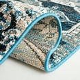 thumbnail image 5 of SAFAVIEH Vintage Hamadan Kiaran Medallion Area Rug, Blue/Ivory, 5'3" x 7'6", 5 of 7