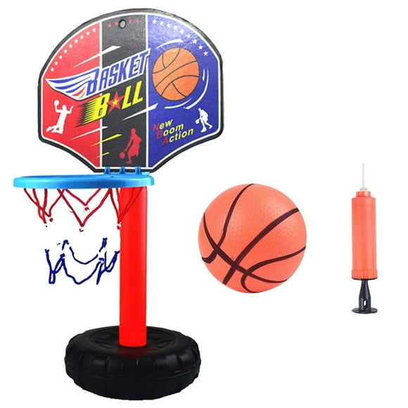 Summer Savings Clearance Height- Adjustable Sports Basketball System Hoop Basketball Goal Backboard System Stand For Youth Junior Children Toy