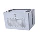 thumbnail image 3 of Caja de almacenamiento para enrutador, organizador de escritorio portátil multifuncional, regleta de enchufes, cable Gris, 3 of 9