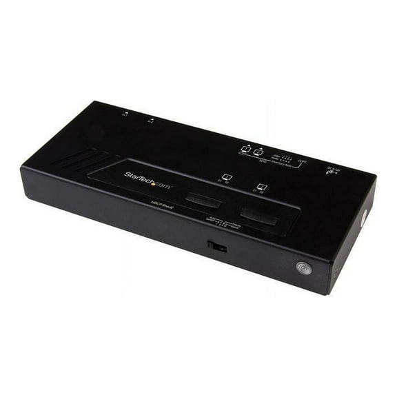 StarTech 2x2 HDMI Matrix Switch - 4K with Fast Switching and Auto-Sensing
