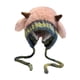 thumbnail image 2 of Gorro de invierno para mujer, suave y cómodo, de felpa, tejido, con protección para los oídos, para montar a caballo y hacer senderismo. Rosa, 2 of 9