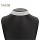 thumbnail image 3 of Women Necklace Faux Pearl Decor Four Layers Adjustable Length Solid Color Stainless Neck Decoration Jewelry Prom Party Banquet Bride Choker Necklace, 3 of 5