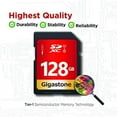 thumbnail image 5 of Gigastone 128GB SDXC Card Class 10 UHS-I U1 Up to 80MB/s Memory Card, 5 of 8