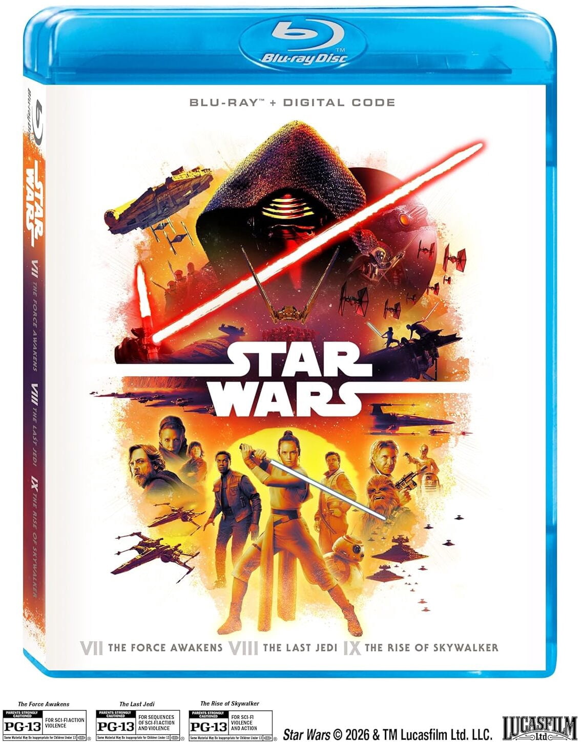 20th Century Fox, Star Wars: The Complete Saga Blu-ray - Walmart.com