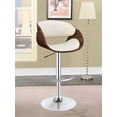 thumbnail image 2 of Dana Adjustable Bar Stool Ecru and Chrome, 2 of 12