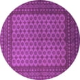 thumbnail image 1 of Ahgly Company Indoor Round Persian Purple Traditional Area Rugs, 7' Round, 1 of 4