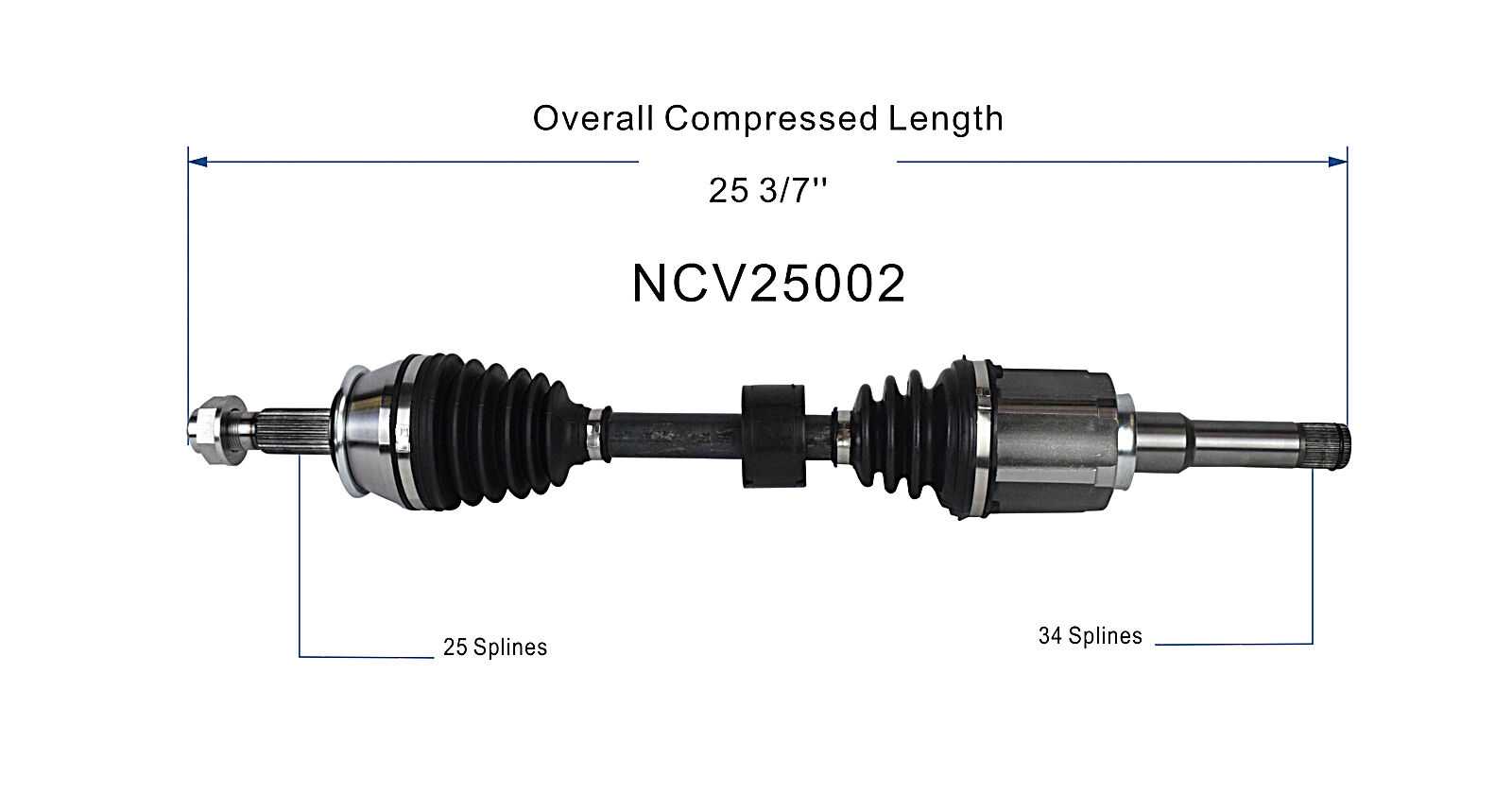 GSP NCV25002 GSP New CV Axle Fits select: 2020 CHEVROLET TRAX, 2015-2021 BUICK ENCORE