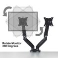 thumbnail image 3 of Atlantic 63607224 Gas spring Dual Monitor Desk Mount, Fits 17 - 27 in., 3 of 5