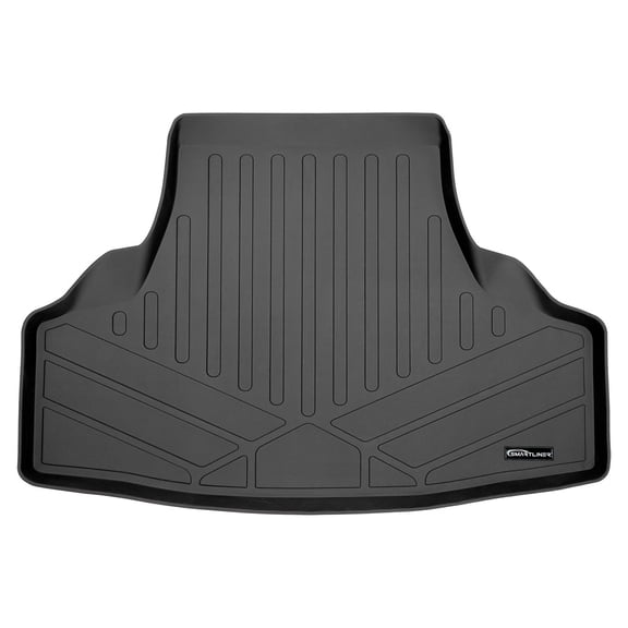 SMARTLINER All Weather Custom Fit Cargo Liner Trunk Floor Mat Black Compatible With 2014-2019 Infiniti Q70
