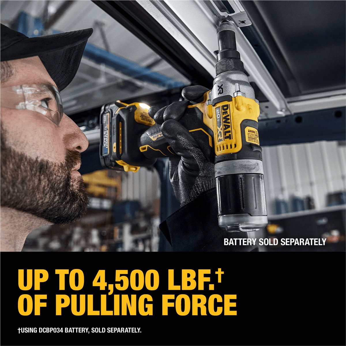 DeWalt 20V MAX XR Brushless Cordless 1/4" Rivet Tool (Tool only)