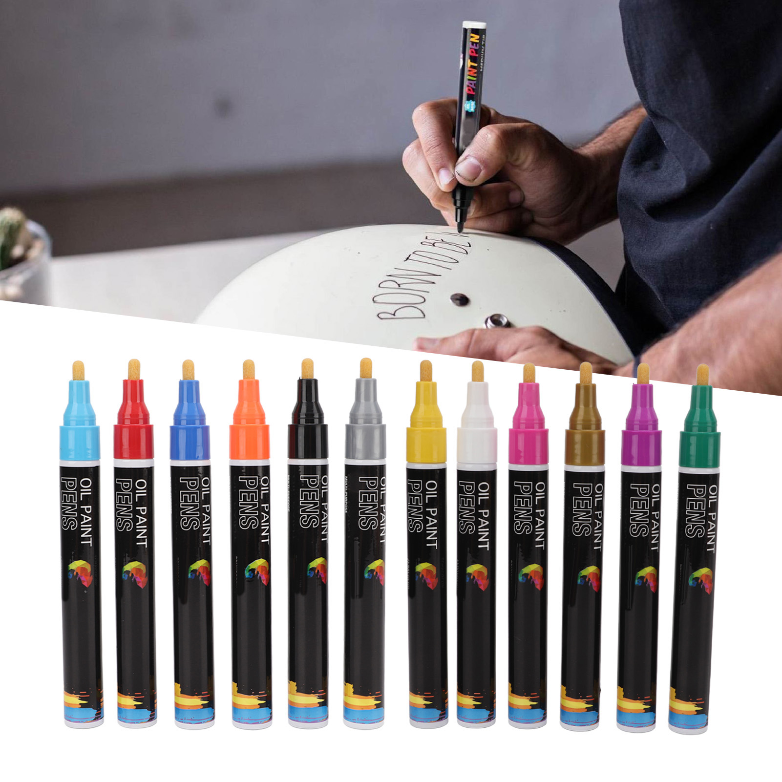 Oil Based Paint Markers, Portable Storage Case Paint Marker Safe Large  Capacity For Art Painting For Above 3 Years Old 
