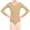 Khaki, variant on Long Sleeve Leotards for Girls Toddler Kids Dance Ballet Gymnastic Bodysuit Outfit Classic Basic Leotard