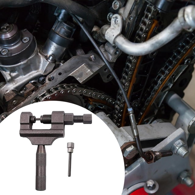 Desmontador de cadena para motocicleta, para reparación de pasadores 420-530, herramienta de corte divisor fácil de usar para bicicletas, ATV