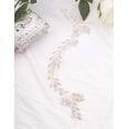 thumbnail image 5 of Bridal Crystal Hair Vine Branch Rhinestone Headband Opal Wedding Headpiece for Bridesmaid Bride Prom Party Festival Hair Weaths for Women and Girls (Opal), 5 of 12