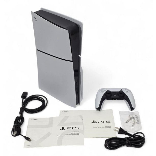Sony - PlayStation 5 (PS5) Disc Console Slim - White (Refurbished
