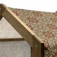 thumbnail image 5 of Mandala Pet House, Abstract Flora Pattern Medieval Mosaic Tile Design, Outdoor & Indoor Portable Dog Kennel with Pillow and Cover, 5 Sizes, Pale Coffee Pale Blue, by Ambesonne, 5 of 5