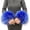 Royal Blue, variant on Naierhg 1 Pair Cuffs Solid Color Faux Fur Autumn Winter Windproof Fluffy Wristbands Black Gray