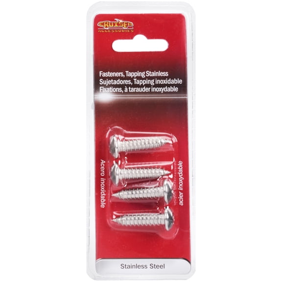 Cruiser AccessoriesÂ® Stainless Steel Tapping Fasteners 4 pc Pack