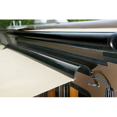 Carefree QJ155800 15' Black/Gray Eclipse/Travel'r Vinyl Awning