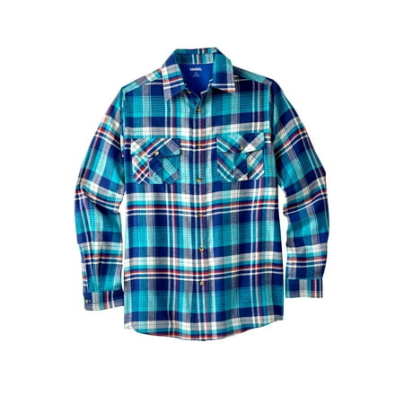 KingSize Men s Big & Tall Signature Plaid Flannel Shirt