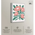 thumbnail image 2 of Theres Blush Flowers Canvas Boho Colorful Wall Art by Art Remedy, White Frame, 24" x 36", 2 of 7