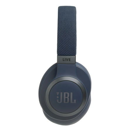 JBL Live 650BTNC - Wireless Over-Ear Noise-Cancelling Headphones - Blue