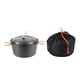 thumbnail image 5 of Olla para acampar, utensilios de cocina, vaporera multifuncional, olla para sopa, olla para exteriores, olla para Picnic, senderismo, fogata, barbacoa Dos asas, 5 of 9