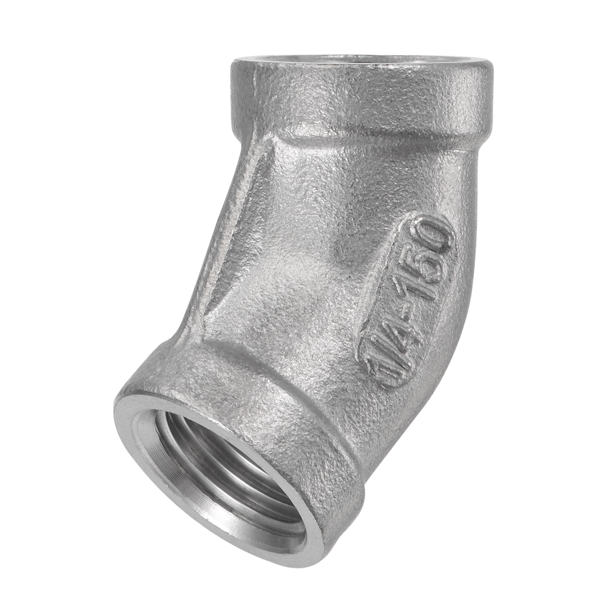 3-Way Stainless Steel T-Connector with 1/2” NPT Threads For Pipe Installations 
