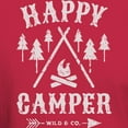 thumbnail image 3 of CafePress - Happy Camper T Shirt T Shirt - Men's Classic Graphic Cotton T-Shirt, 3 of 4