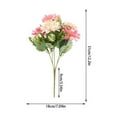 thumbnail image 2 of Aodebiao 2-Pack Real Touch Peony Flowers Bouquet - Hyper-Realistic Silk Wedding Centerpiece for Home/Office/Festive Decor, Eco-Friendly Fake Flowers (No Watering/Lasts 5+ Years), 2 of 5
