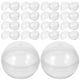 thumbnail image 1 of 50 bolas de plástico transparente multiusos, redondas y retorcidas, rellenables y transparentes., 1 of 7