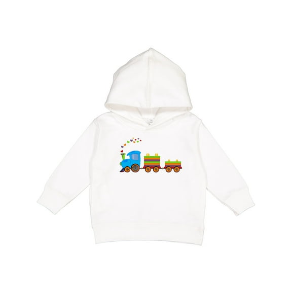 Inktastic Colorful Toy Train Toddler Hoodie