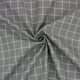 thumbnail image 4 of (2 pack) Better Homes & Gardens 100% Cotton Windowpane Grey, 2 Yard Precut Fabric, 4 of 7
