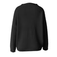 thumbnail image 5 of Puntoco Suéter Sudadera De Mujer Suéter De Punto De Cuello Alto De Color Sólido con Bolsillo Liquidación De Navidad Puntoco Puntoco-5046, 5 of 5