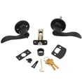 thumbnail image 5 of Stone Harbor Hardware Beaverton Door Lever, Entry Function, KW Keyway, Matte Black, 5 of 5