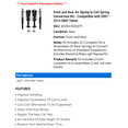 thumbnail image 2 of Front and Rear Air Spring to Coil Spring Conversion Kit - Compatible with 2007 - 2014 GMC Yukon 2008 2009 2010 2011 2012 2013, 2 of 2