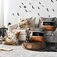 thumbnail image 6 of Sm:)e Trick or Treat Ghost Pumpkin Happy Halloween Pillow Covers 18x18 Inch Set of 2, Cushion Covers for Sofa Home Decor, 6 of 8