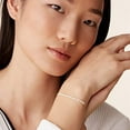 thumbnail image 3 of PAVOI 14K Gold Plated Tiny Pearl Bracelet | Gold Freshwater Cultured Pearls | Dainty Bracelets for Women, 3 of 5