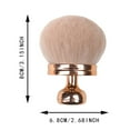 thumbnail image 3 of Extra Large Body Makeup Brush For Leg Makeup & Bronzer Suncreen Brush Applicator 3 Inch Wide Foundation Brush Oval Face Makeup Brush With Drawstring Bag Gol,Gold Mothers Day Beauty Equipment, 3 of 7