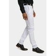 Victorious Men's Basic Casual Slim Fit Stretch Chino Pants DL1250 White 34/30