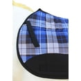 thumbnail image 4 of Horse English All-Purpose Neoprene Shock Absorbing Blue Plaid Saddle Pad 72TS29RB, 4 of 5