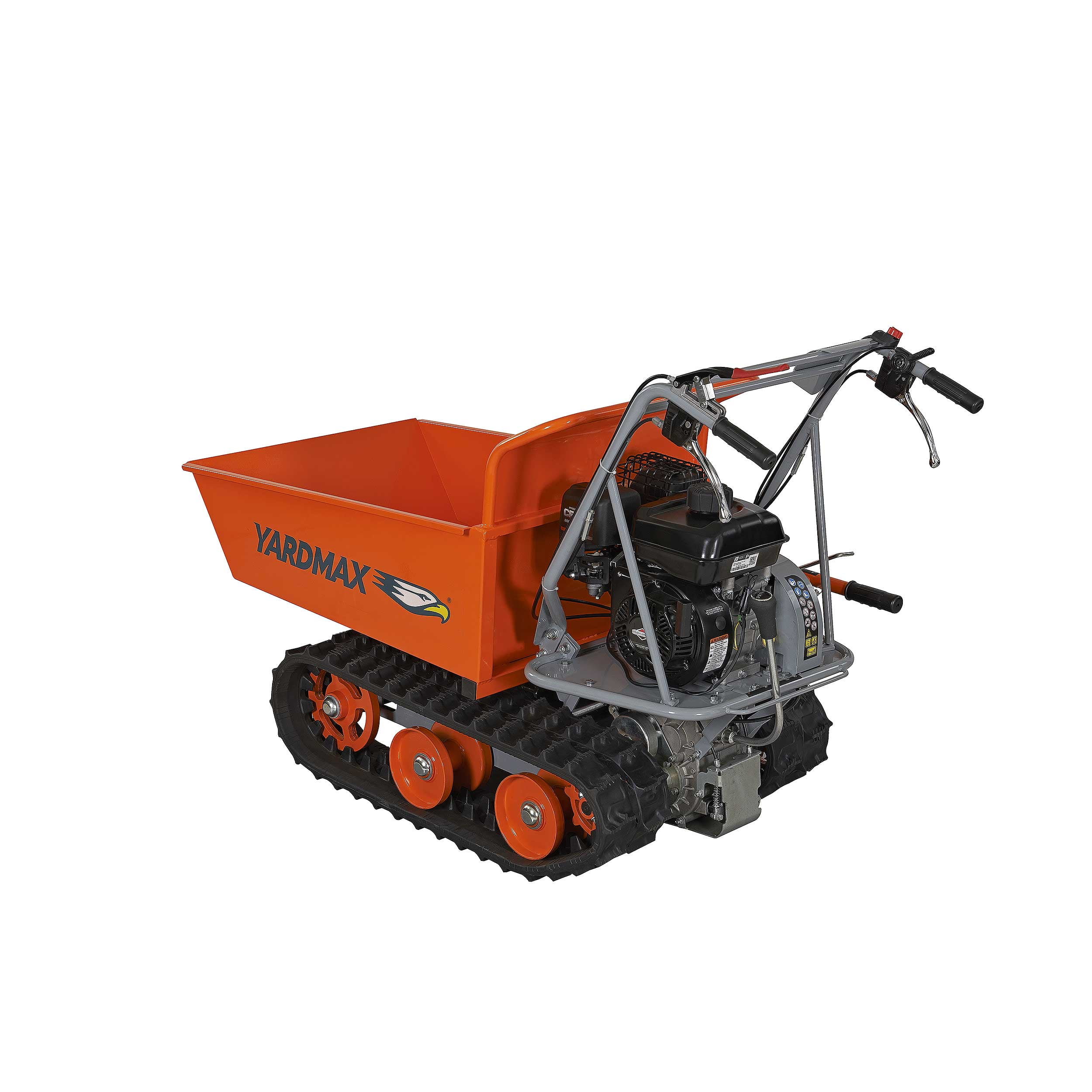 YARDMAX YD8103 Track Barrow, 660 lb. Capacity, Briggs and Stratton, CR950, 6.5 hp, 208cc