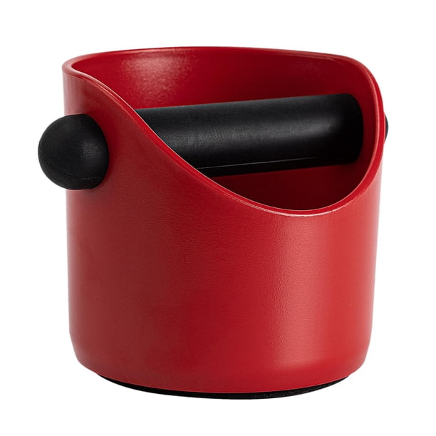 Cubo para café expreso, utensilios para café, bote de basura, bote pequeño para café expreso Rojo